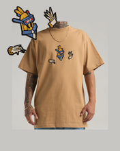 Load image into Gallery viewer, 7.5oz Max Heavyweight Short Sleeve (Robot design with BLACK border)