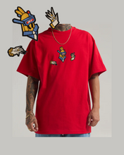 Load image into Gallery viewer, 7.5oz Max Heavyweight Short Sleeve (Robot design with BLACK border)
