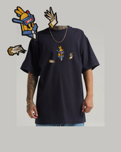 Load image into Gallery viewer, 7.5oz Max Heavyweight Short Sleeve (Robot design with BLACK border)