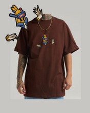 Load image into Gallery viewer, 7.5oz Max Heavyweight Short Sleeve (Robot design with BLACK border)