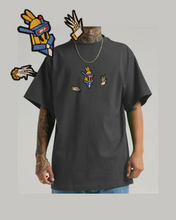 Load image into Gallery viewer, 7.5oz Max Heavyweight Short Sleeve (Robot design with BLACK border)