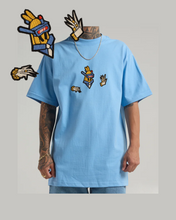 Load image into Gallery viewer, 7.5oz Max Heavyweight Short Sleeve (Robot design with BLACK border)