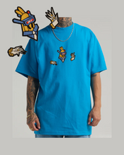 Load image into Gallery viewer, 7.5oz Max Heavyweight Short Sleeve (Robot design with BLACK border)