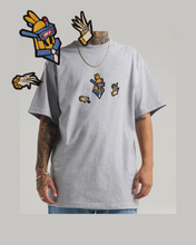 Load image into Gallery viewer, 7.5oz Max Heavyweight Short Sleeve (Robot design with BLACK border)