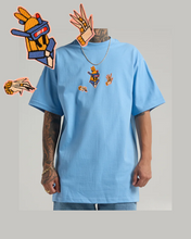 Load image into Gallery viewer, 7.5oz Max Heavyweight Short Sleeve (Robot design with PINK border)