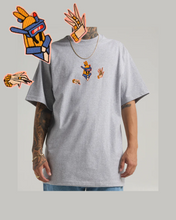 Load image into Gallery viewer, 7.5oz Max Heavyweight Short Sleeve (Robot design with PINK border)