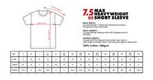Load image into Gallery viewer, 7.5oz Max Heavyweight Short Sleeve (Robot design with BLACK border)