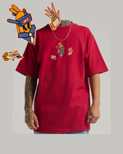 Load image into Gallery viewer, 7.5oz Max Heavyweight Short Sleeve (Robot design with PINK border)
