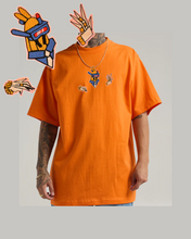Load image into Gallery viewer, 7.5oz Max Heavyweight Short Sleeve (Robot design with PINK border)
