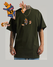 Load image into Gallery viewer, 7.5oz Max Heavyweight Short Sleeve (Robot design with PINK border)
