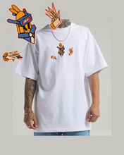 Load image into Gallery viewer, 7.5oz Max Heavyweight Short Sleeve (Robot design with PINK border)
