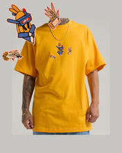 Load image into Gallery viewer, 7.5oz Max Heavyweight Short Sleeve (Robot design with PINK border)

